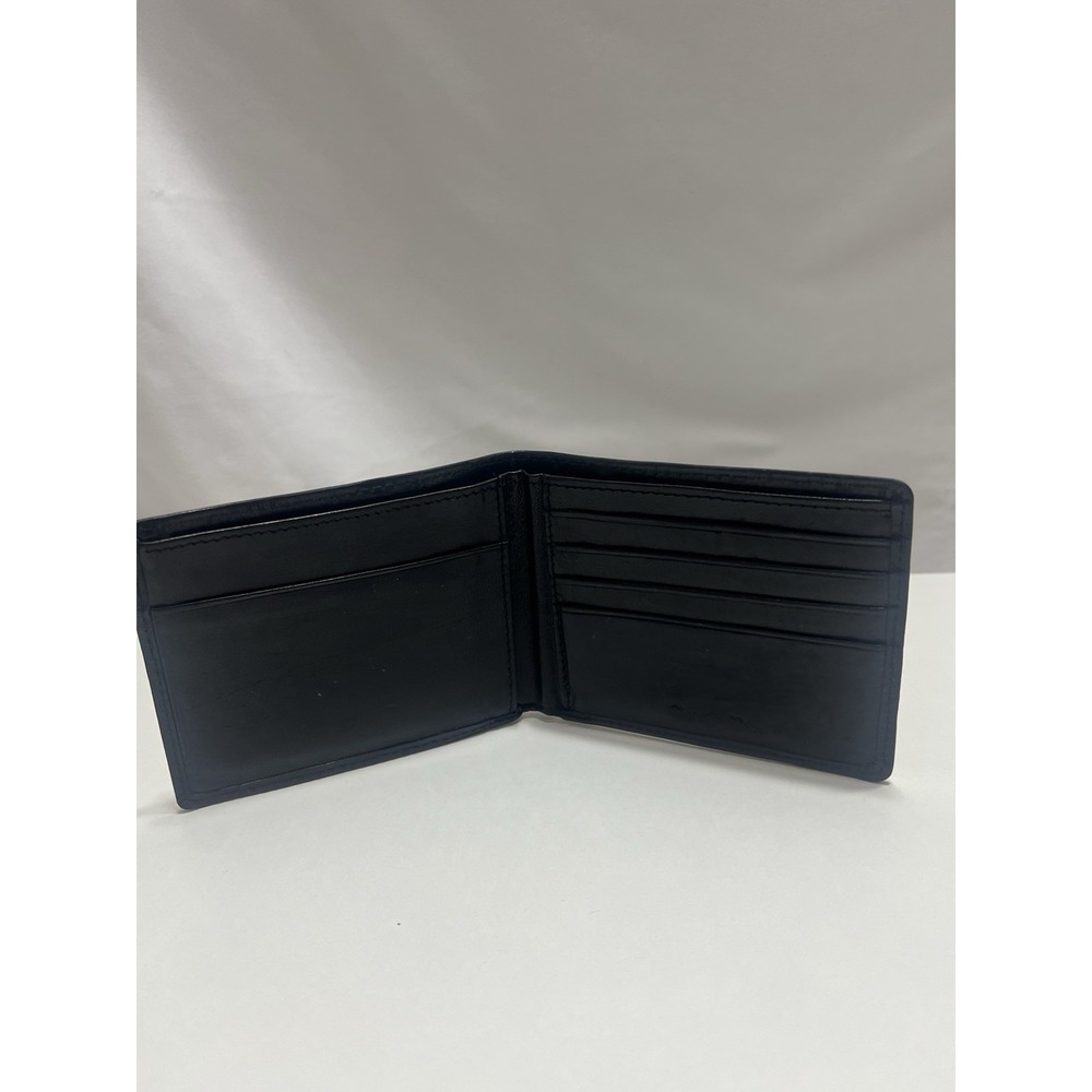Vintage Christian Dior Black Bifold Men's Wallet with Logo - Picture 5 of 9
